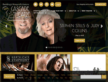 Tablet Screenshot of cascadetheatre.org